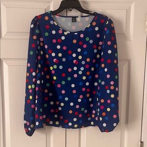 SHEIN Multicolor Polka Dot Blouse